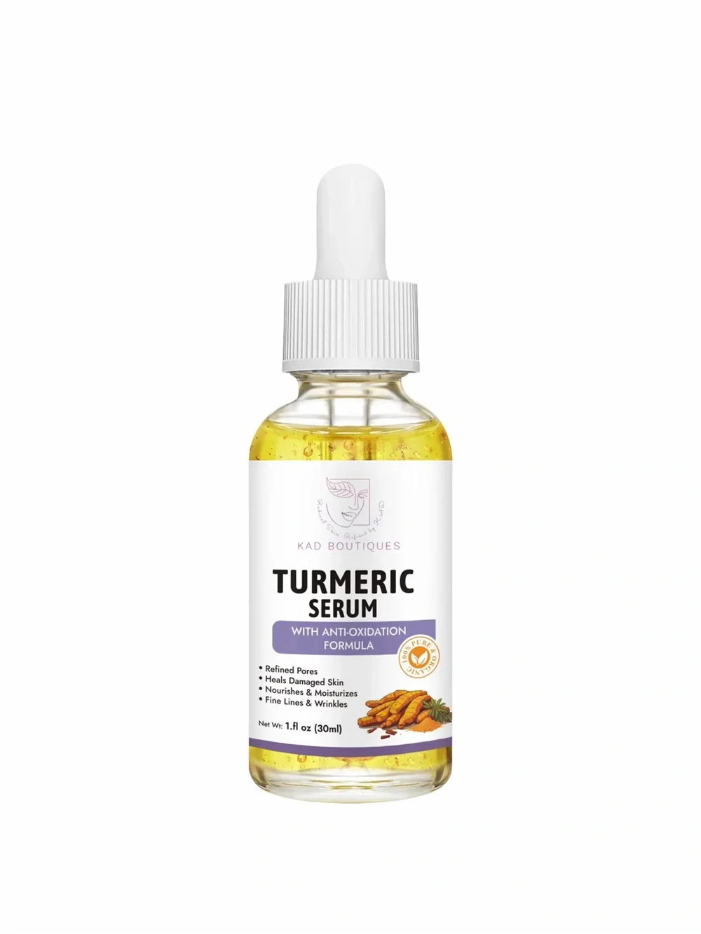 Turmeric Serum – Brightening Yellow Facial Serum